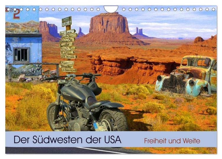 Produktbild: Der S&uuml;dwesten der USA. Freiheit und Weite (Wandkalender 2026 DIN A4 quer), CALVENDO Monatskalender