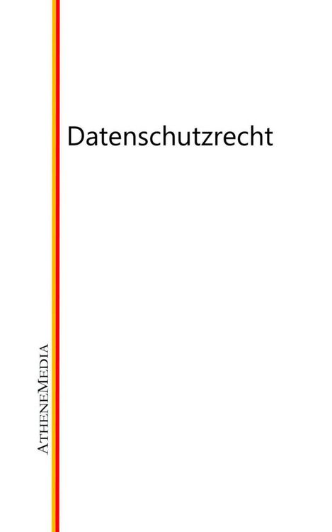 Produktbild: Datenschutzrecht