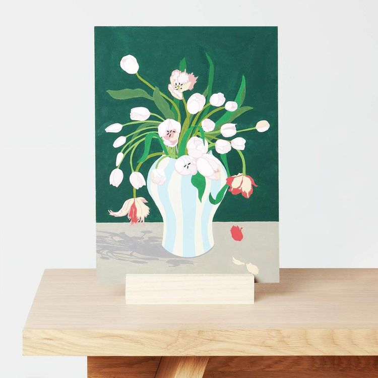 Produktbild: Malen nach Zahlen Set, Tulpen Bouqet, 26 x 37 cm,,