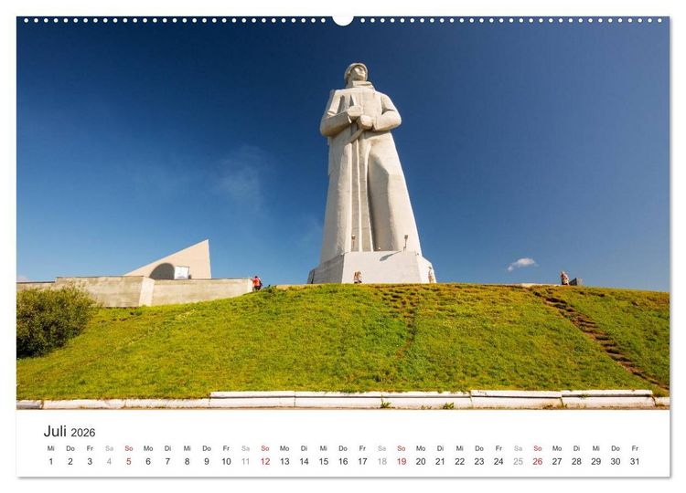 Produktbild: Russlands Norden 2026 (Wandkalender 2026 DIN A2 quer), CALVENDO Monatskalender