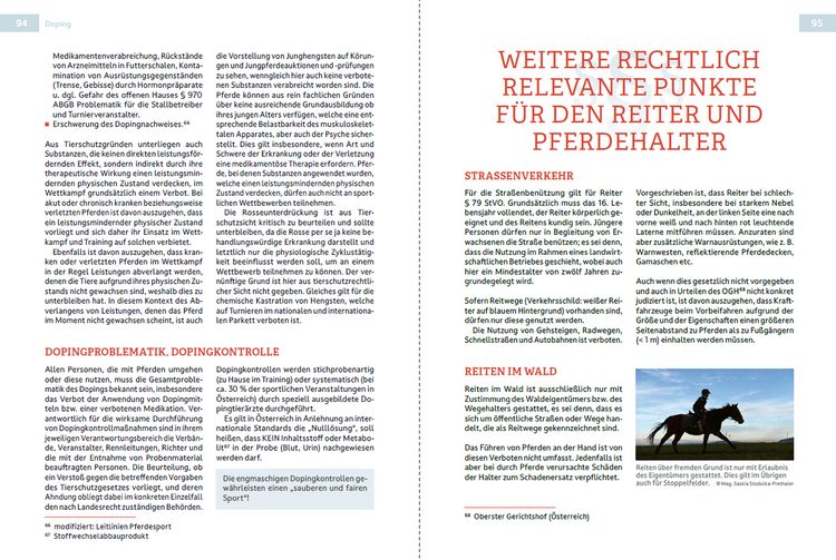 Produktbild: Rechtsleitfaden zum (Freizeit-)Reit- & Pferdesport