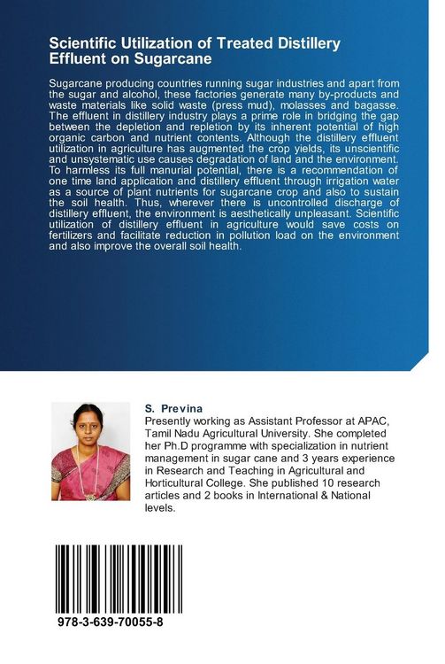 Produktbild: Scientific Utilization of Treated Distillery Effluent on Sugarcane