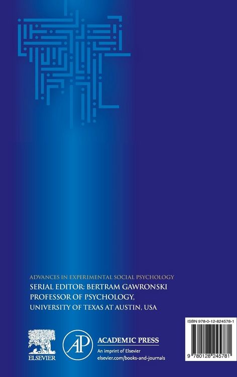 Produktbild: Advances in Experimental Social Psychology