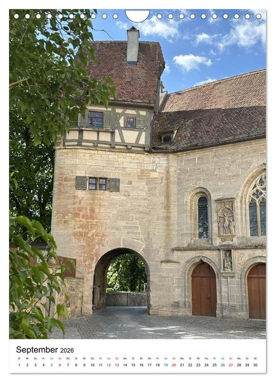 Produktbild: Romantik in Franken (Wandkalender 2026 DIN A4 hoch), CALVENDO Monatskalender