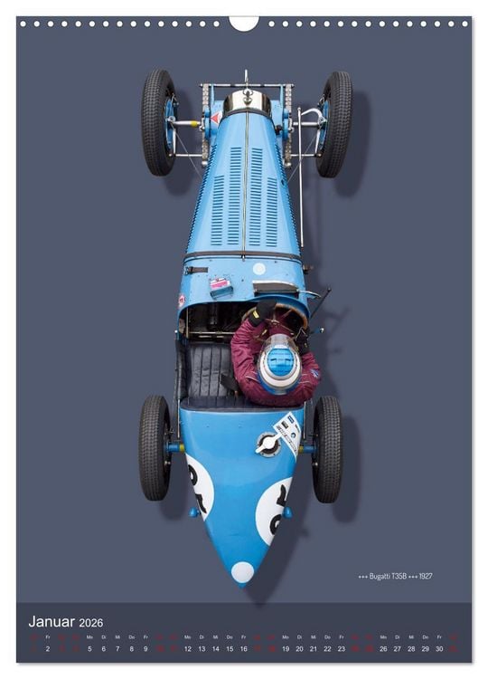 Produktbild: Legenden des Rennsports, Historic Grand Prix Cars 1925-1960 (Wandkalender 2026 DIN A3 hoch), CALVENDO Monatskalender