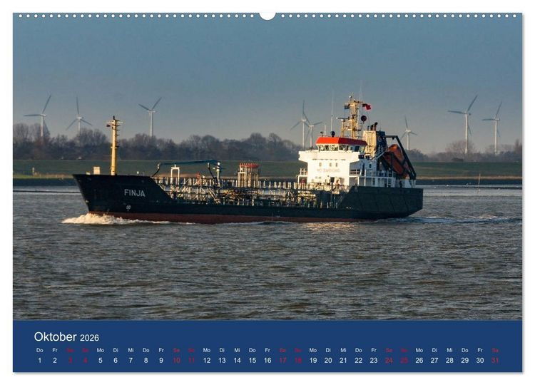 Produktbild: Schiffe - Begegnungen auf Nord- und Ostsee (hochwertiger Premium Wandkalender 2026 DIN A2 quer), Kunstdruck in Hochglanz
