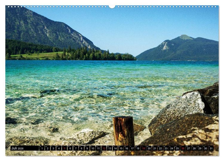 Produktbild: Bayerische M&auml;rchen-Seen (Wandkalender 2026 DIN A2 quer), CALVENDO Monatskalender