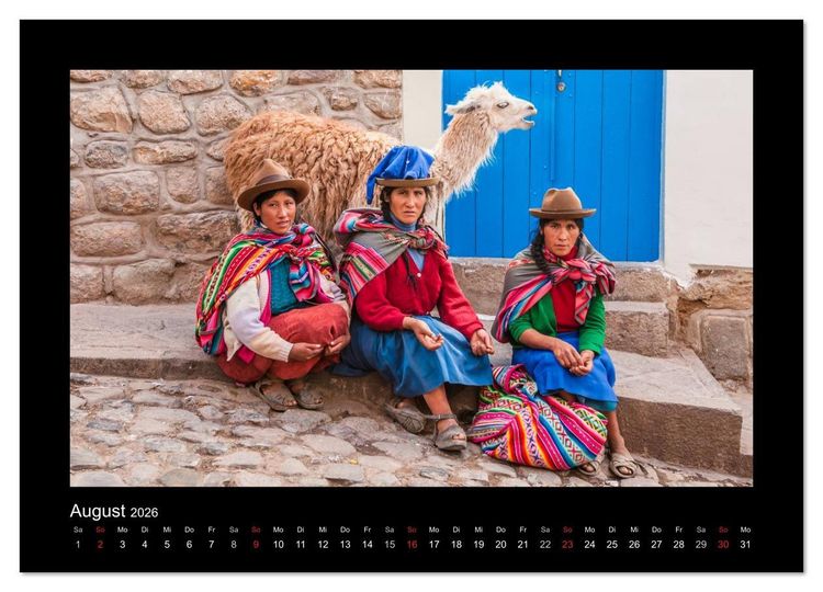 Produktbild: Peru, die Inkas und ihre Ahnen (hochwertiger Premium Wandkalender 2026 DIN A2 quer), Kunstdruck in Hochglanz