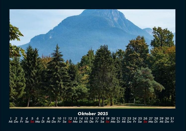 Produktbild: Bergige Welten 2025 Fotokalender DIN A4