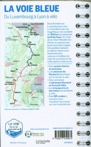 Produktbild: La voie bleue : du Luxembourg &agrave; Lyon &agrave; v&eacute;lo