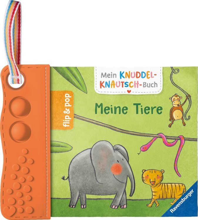 Produktbild: Mein Knuddel-Knautsch-Buch: flip&pop. Meine Tiere