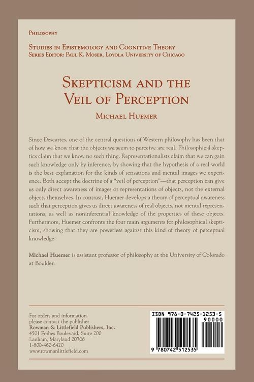 Produktbild: Skepticism and the Veil of Perception