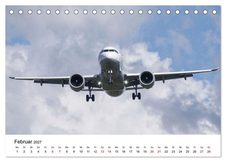 Produktbild: Airbus A320 Das Brot und Butter Flugzeug (Tischkalender 2027 DIN A5 quer), CALVENDO Monatskalender