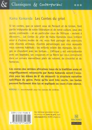 Produktbild: Contes du griot contes veillees