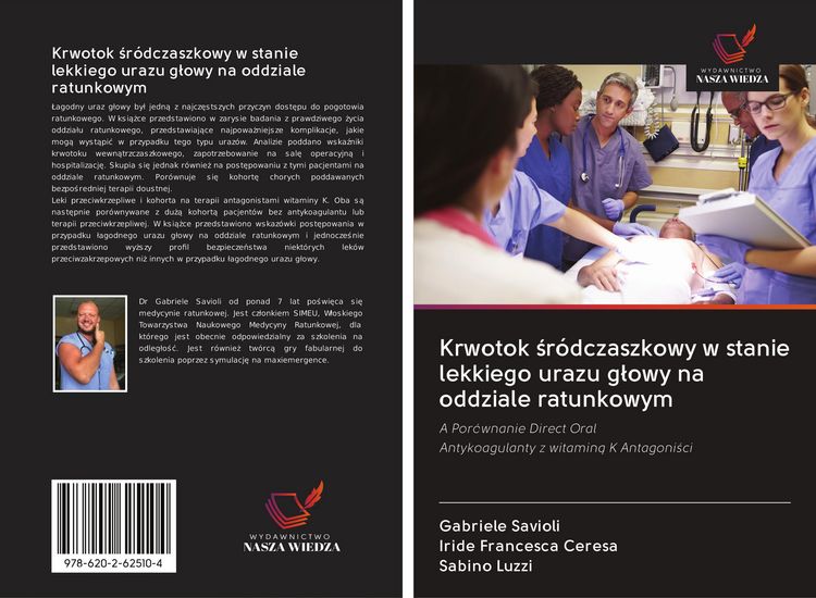 Produktbild: Krwotok &iquest;r&oacute;dczaszkowy w stanie lekkiego urazu g&iquest;owy na oddziale ratunkowym