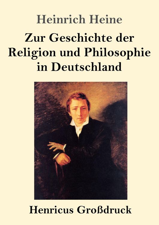 Produktbild: Zur Geschichte der Religion und Philosophie in Deutschland (Gro&szlig;druck)