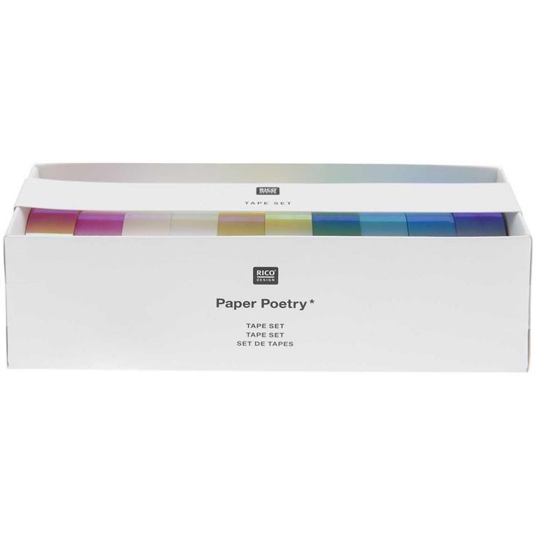 Produktbild: Tape Set Mirror Rainbow, 10 Stk., 1,5 cm x 5 m