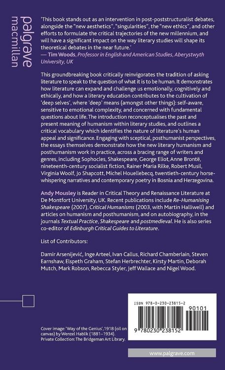 Produktbild: Towards a New Literary Humanism