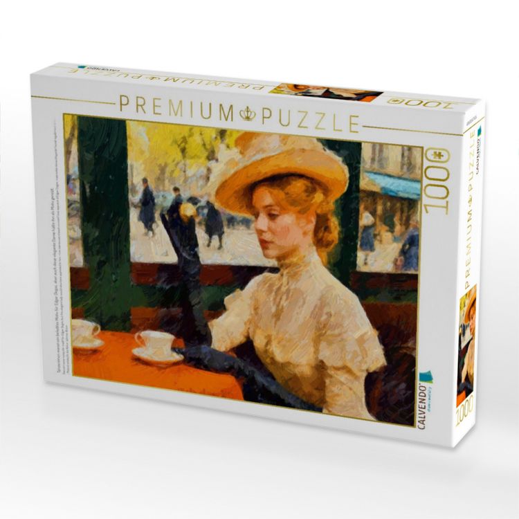 Produktbild: CALVENDO Puzzle T&auml;nzerinnen waren ein beliebtes Motiv f&uuml;r Edgar Degas, aber auch diese elegante Dame h&auml;tte ihn als Motiv gereizt. | 1000 Teile Lege-Gr&ouml;&szlig;e 64x48cm Foto-Puzzle f&uuml;r gl&uuml;ckliche Stunden
