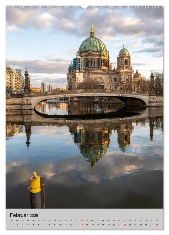 Produktbild: Blicke durch Berlin - Architektur und Atmosph&auml;re (hochwertiger Premium Wandkalender 2026 DIN A2 hoch), Kunstdruck in Hochglanz