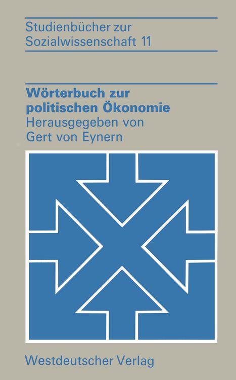 Produktbild: W&ouml;rterbuch zur politischen &Ouml;konomie