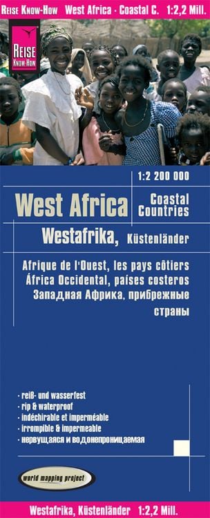 Bild vom Artikel Reise Know-How Landkarte Westafrika, Küstenländer (1:2.200.000) : von Senegal bis Nigeria vom Autor Reise Know-How Verlag Peter Rump