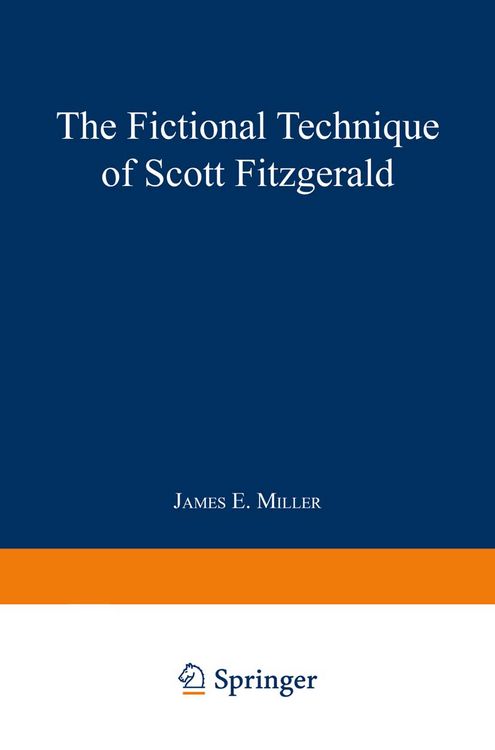 Produktbild: The Fictional Technique of Scott Fitzgerald