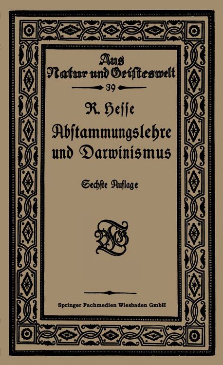 Produktbild: Abstammungslehre und Darwinismus
