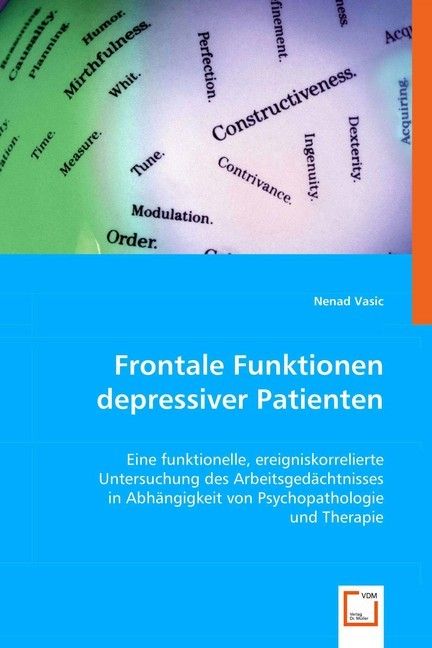 Produktbild: Vasic, N: Frontale Funktionen depressiver Patienten