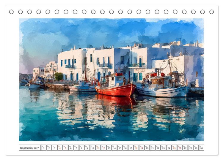 Produktbild: Wo das Meer zuhause ist (Tischkalender 2027 DIN A5 quer), CALVENDO Monatskalender