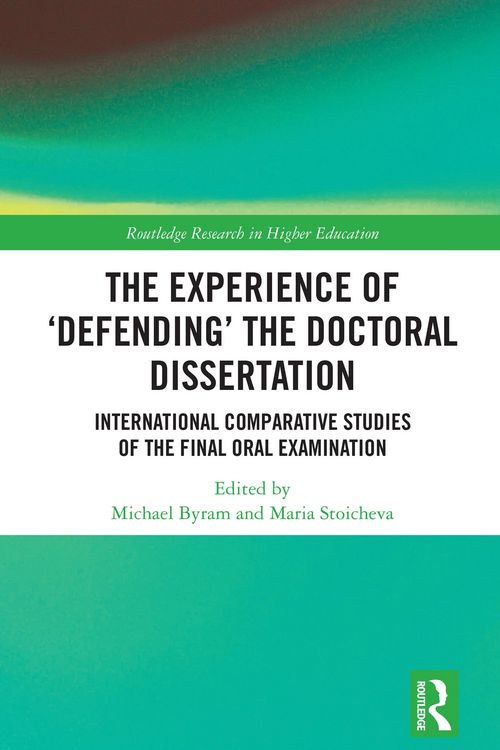 Produktbild: The Experience of 'Defending' the Doctoral Dissertation