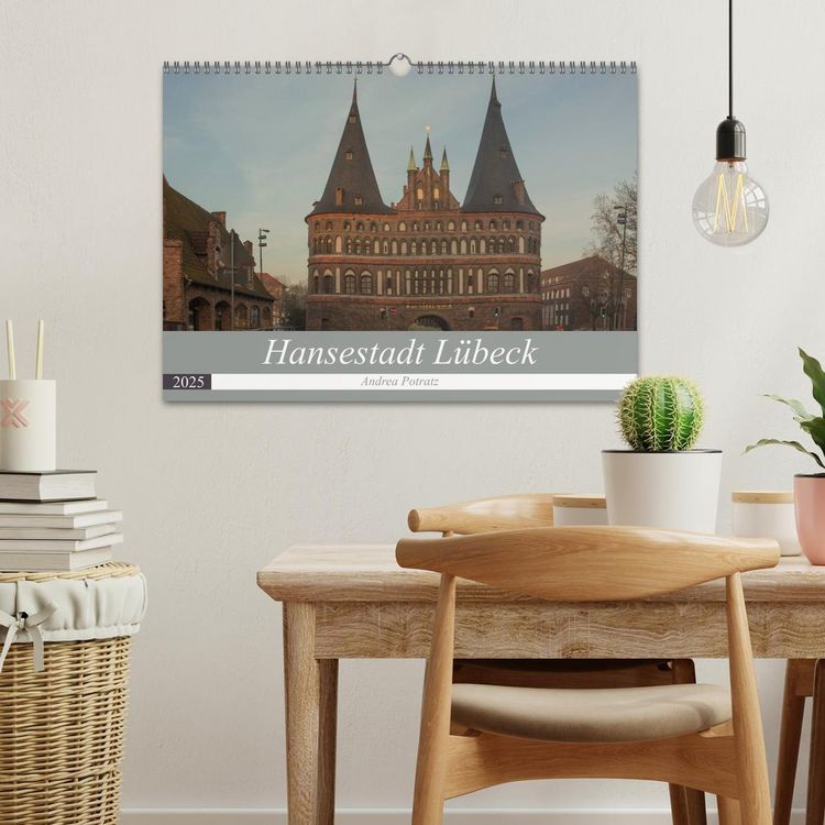 Produktbild: Hansestadt L&uuml;beck (Wandkalender 2025 DIN A3 quer), CALVENDO Monatskalender