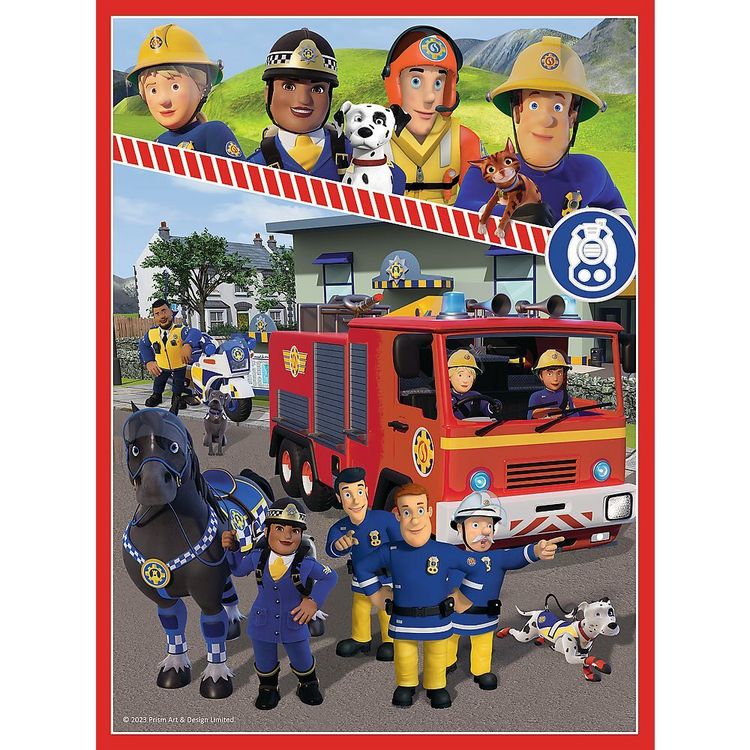 Produktbild: 2 in 1 Puzzles + Memos Feuerwehrmann Sam