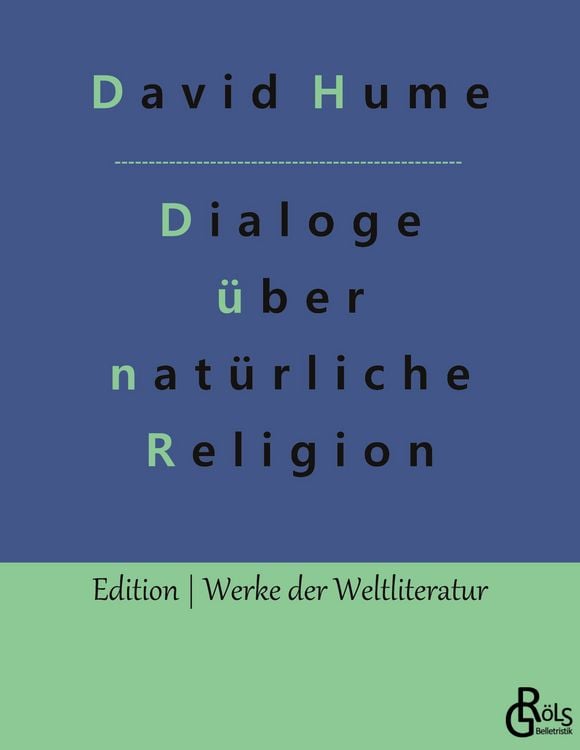 Produktbild: Dialoge &uuml;ber nat&uuml;rliche Religion