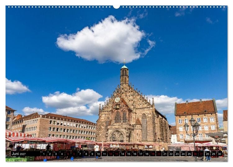 Produktbild: Wunderbares N&uuml;rnberg (hochwertiger Premium Wandkalender 2027 DIN A2 quer), Kunstdruck in Hochglanz