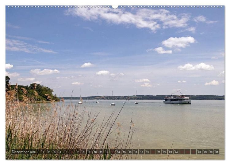 Produktbild: Seest&auml;rke - Der Ammersee (hochwertiger Premium Wandkalender 2026 DIN A2 quer), Kunstdruck in Hochglanz