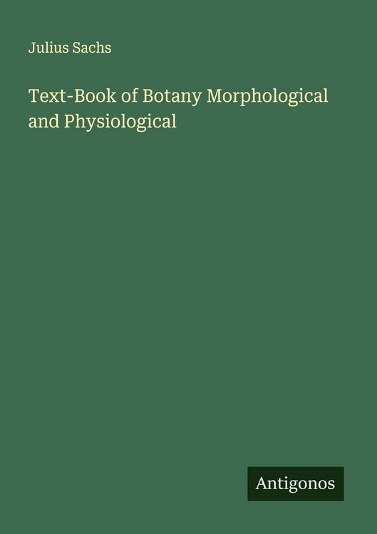 Produktbild: Text-Book of Botany Morphological and Physiological