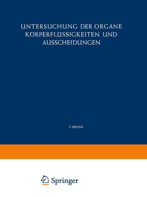 Produktbild: Untersuchung der Organe K&ouml;rperfl&uuml;ssigkeiten und Ausscheidungen