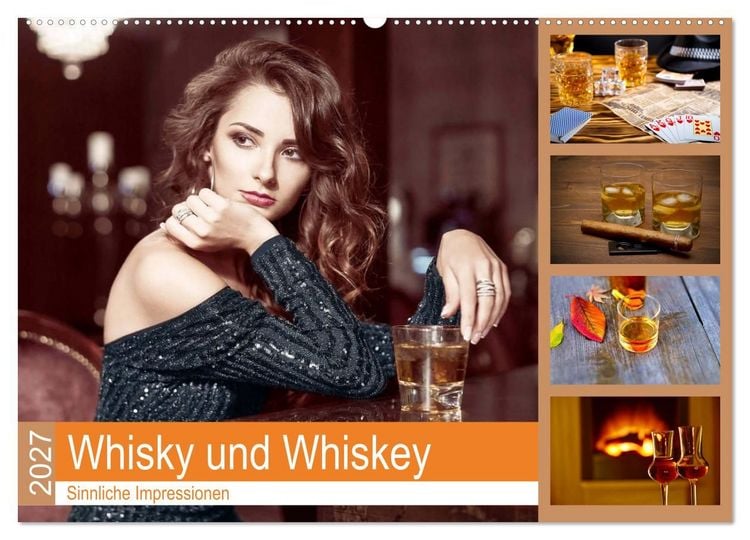 Produktbild: Whisky und Whiskey 2027. Sinnliche Impressionen (Wandkalender 2027 DIN A2 quer), CALVENDO Monatskalender