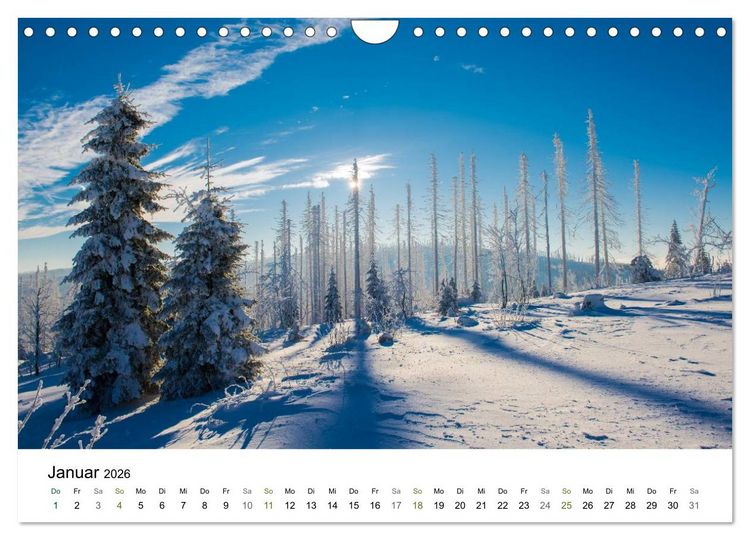 Produktbild: Traumlandschaften im Bayrischen Wald (Wandkalender 2026 DIN A4 quer), CALVENDO Monatskalender
