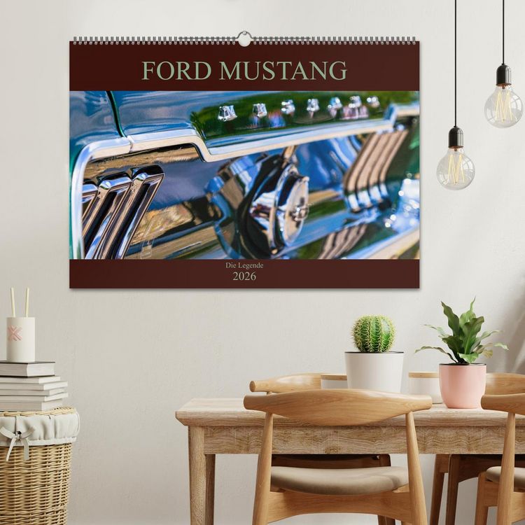 Produktbild: Ford Mustang - Die Legende (Wandkalender 2026 DIN A2 quer), CALVENDO Monatskalender
