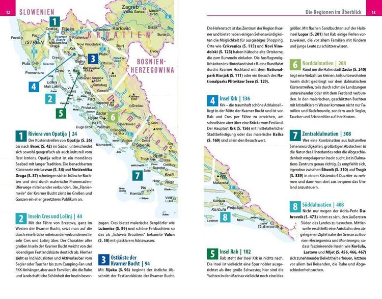 Produktbild: Reise Know-How Reiseführer Dalmatien & Kvarner Bucht