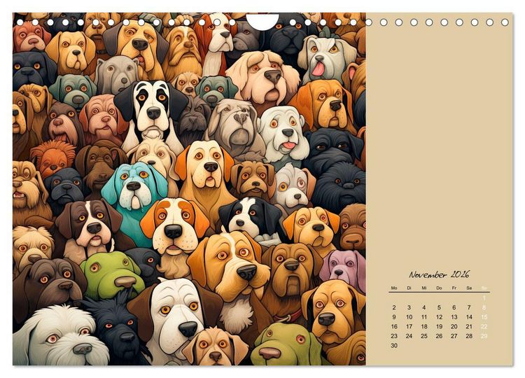 Produktbild: Tierisches Gewimmel (Wandkalender 2026 DIN A4 quer), CALVENDO Monatskalender
