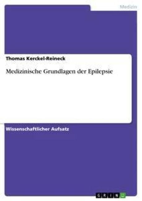 Produktbild: Medizinische Grundlagen der Epilepsie