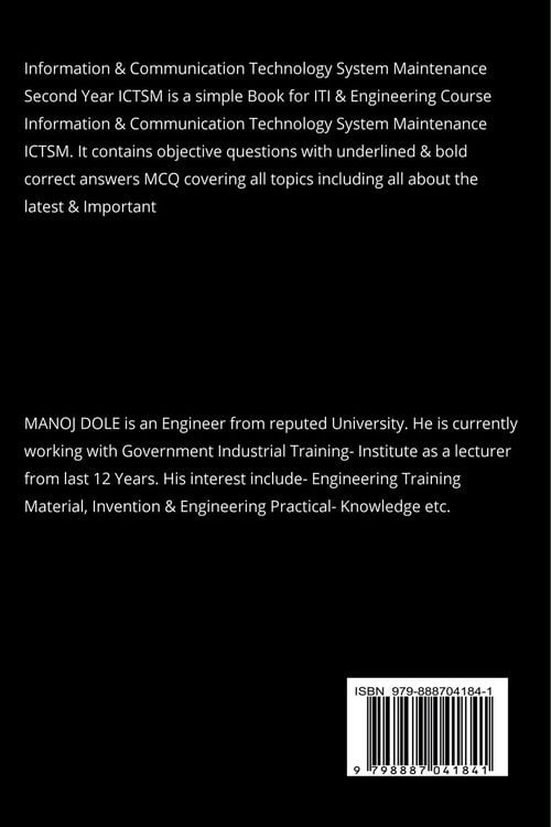 Produktbild: Information & Communication Technology System Maintenance Second Year ICTSM