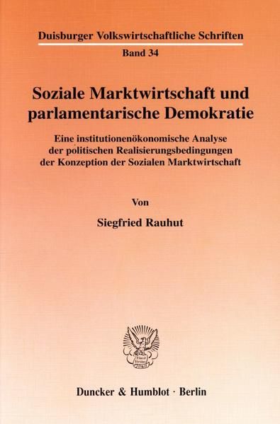 Produktbild: Soziale Marktwirtschaft und parlamentarische Demokratie.