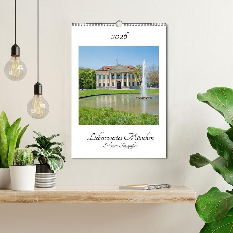 Produktbild: Liebenswertes M&uuml;nchen - Stilisierte Fotografien (Wandkalender 2026 DIN A3 hoch), CALVENDO Monatskalender