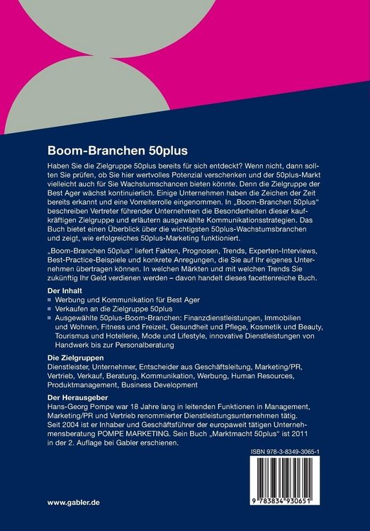 Produktbild: Boom-Branchen 50plus
