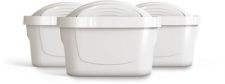 Produktbild: SODAPOP Wasserfilterkanne Selina, 1,5 Liter, wei&szlig;, inkl. 10 Filterkartuschen