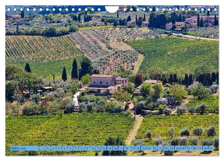 Produktbild: Impressionen aus San Gimignano (Wandkalender 2026 DIN A4 quer), CALVENDO Monatskalender
